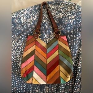 Lucky Brand chevron purse